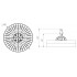 Светильник Wheel 150/Г60/750/05/B IP65 подвесной Светильник Wheel 150/Г60/750/05/B IP65 подвесной