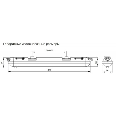Светильник ДСП 1305Д 18Вт 6500К IP65 600мм с инфракрасным датчиком движения Светильник ДСП 1305Д 18Вт 6500К IP65 600мм с инфракрасным датчиком движения