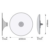 SMART BT TIBEA-M 220MM E27 TW 4X1 LEDV