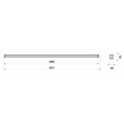 Светильник DP Eco Class Slim 18W 865 230V IP65