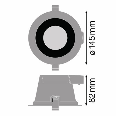 Светодиодный даунлайт DL COMFORT DN130 13W/3CCT 60DEG WT Светодиодный даунлайт DL COMFORT DN130 13W/3CCT 60DEG WT