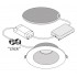 Даунлайт DL UGR19 DN155 PFM 14W/830 WT IP54 Даунлайт DL UGR19 DN155 PFM 14W/830 WT IP54