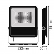 Прожектор FL AREA 105W/830 Asym 48x92 BK