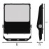 Прожектор FL PRF Asym 55x110 200W 4000K BK Прожектор FL PRF Asym 55x110 200W 4000K BK