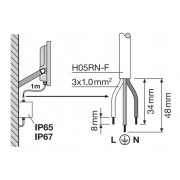 Прожектор FL PFM G3 30W/3000K SYM 100 BK