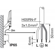 Прожектор FL PRF Sym 60 150W 3000K BK