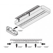 Светильник LINEAR IndiviLED D 1500 50W/3000K