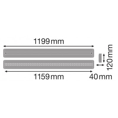 LINEAR IndiviLED D/I 1200 42W/4000K LINEAR IndiviLED D/I 1200 42W/4000K