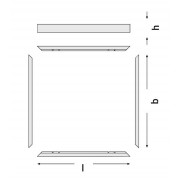 Комплект для накладного монтажа Surface Mount Kit H70