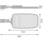 Светильник SL AREA Spd XL V 150W 730 RV35ST Gy