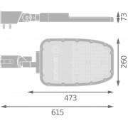 Светильник SL AREA Spd LA V 120W 727 RV35ST Gy