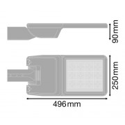 Светильник SL FLEX MD P 80W 727 RV25ST WAL