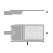 Светильник SL FLEX MD P 80W 727 RV25ST WAL