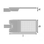 Светильник SL FLEX LA P 110W 727 RV25ST WAL