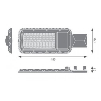 Светильник URBAN Lite L 100W 840 IP65 Gy Светильник URBAN Lite L 100W 840 IP65 Gy