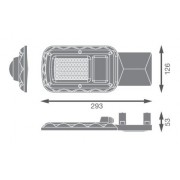 Светильник URBAN Lite S 30W 865 IP65 Gy
