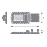 Светильник URBAN Lite S 30W 865 IP65 Gy