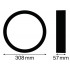 Накладка декоративная Ring 300 BK SF BLKH Накладка декоративная Ring 300 BK SF BLKH