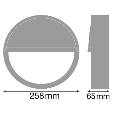 Накладка декоративная Eyelid 250 WT SF BLKH Накладка декоративная Eyelid 250 WT SF BLKH