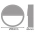 Накладка декоративная Eyelid 250 WT SF BLKH Накладка декоративная Eyelid 250 WT SF BLKH