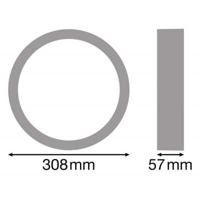 Накладка декоративная Ring 300 WT SF BLKH Накладка декоративная Ring 300 WT SF BLKH