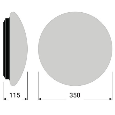 ЖКХ светильник SF CIRCULAR 350 V 18W 830 IP44 ЖКХ светильник SF CIRCULAR 350 V 18W 830 IP44