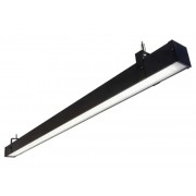 Аварийный светильник Слимлайт линейный 40W-4100Lm 6000-6500К Микропризма с БАП (vsesv) 1ч черный