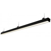 Аварийный светильник Слимлайт линейный 40W-3100Lm 4000-4500К Опал с БАП (vsesv) 1ч черный